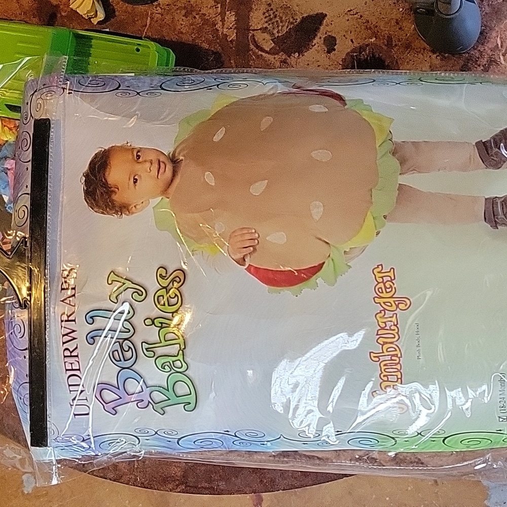 Halloween costume Hamburger